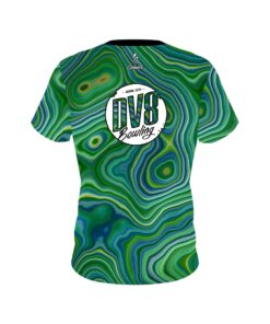 Alternative view of DV8 Green Hallucinate CoolWick Bowling Jersey