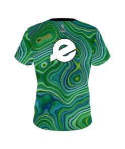 Alternative view of Ebonite Green Hallucinate CoolWick Bowling Jersey