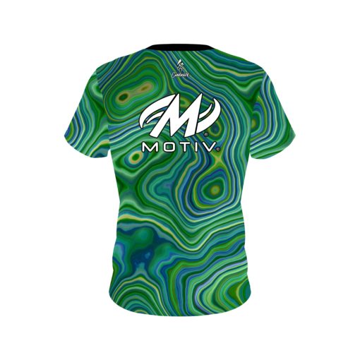 Motiv Green Hallucinate CoolWick Bowling Jersey - Image 2