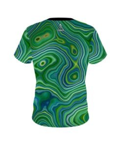 Alternative view of Plain Green Hallucinate CoolWick Bowling Jersey