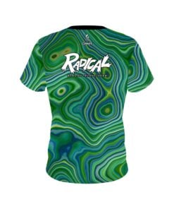 Alternative view of Radical Green Hallucinate CoolWick Bowling Jersey