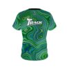 Track Green Hallucinate CoolWick Bowling Jersey - Image 2