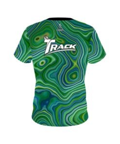 Alternative view of Track Green Hallucinate CoolWick Bowling Jersey