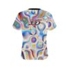 Columbia 300 Rainbow Hallucinate CoolWick Bowling Jersey - Image 2
