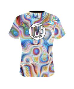 Alternative view of DV8 Rainbow Hallucinate CoolWick Bowling Jersey