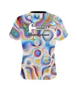 Alternative view of Hammer Rainbow Hallucinate CoolWick Bowling Jersey