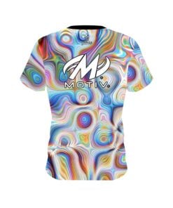 Alternative view of Motiv Rainbow Hallucinate CoolWick Bowling Jersey