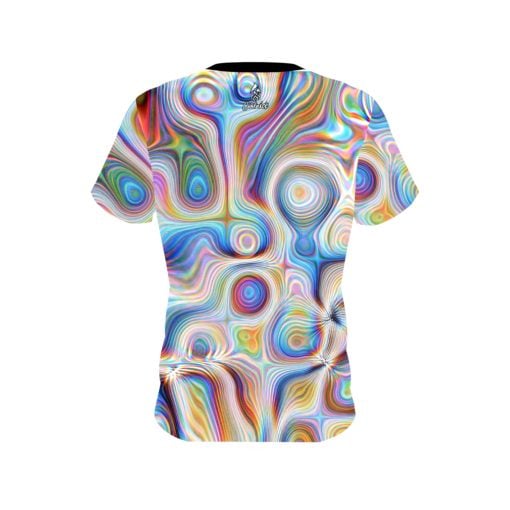 Plain Rainbow Hallucinate CoolWick Bowling Jersey - Image 2