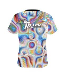 Alternative view of Track Rainbow Hallucinate CoolWick Bowling Jersey