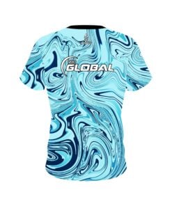 Alternative view of 900 Global Blue Hallucinate CoolWick Bowling Jersey