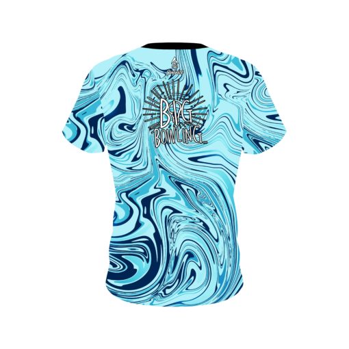 Big Bowling Blue Hallucinate CoolWick Bowling Jersey - Image 2