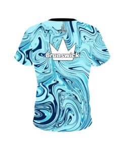 Alternative view of Brunswick Blue Hallucinate Coolwick Bowling Jersey