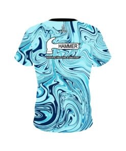 Alternative view of Hammer Blue Hallucinate CoolWick Bowling Jersey