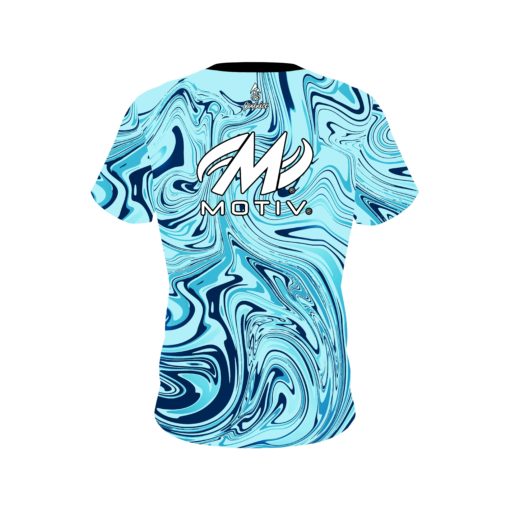 Motiv Blue Hallucinate CoolWick Bowling Jersey - Image 2