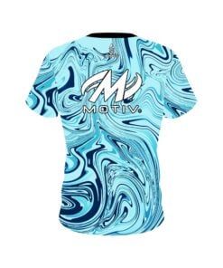 Alternative view of Motiv Blue Hallucinate CoolWick Bowling Jersey