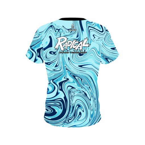 Radical Blue Hallucinate CoolWick Bowling Jersey - Image 2