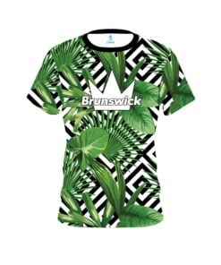 Brunswick Geometric Jungle Coolwick Bowling Jersey