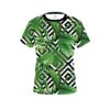 Plain Geometric Jungle CoolWick Bowling Jersey