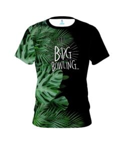 Big Bowling Jungle Leaves CoolWick Bowling Jersey