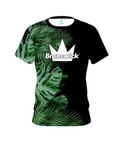 Brunswick Jungle Leaves Coolwick Bowling Jersey