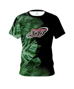 Columbia 300 Jungle Leaves CoolWick Bowling Jersey