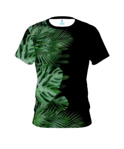 Plain Jungle Leaves CoolWick Bowling Jersey