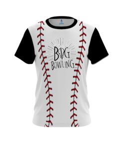 Big Bowling Baseball Laces CoolWick Bowling Jersey