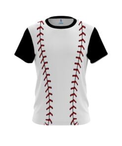Plain Baseball Laces CoolWick Bowling Jersey