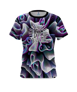 Big Bowling Black White Hallucinate CoolWick Bowling Jersey