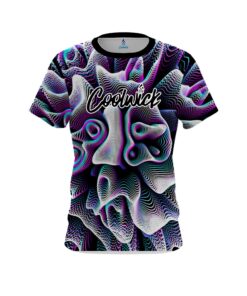 Signature Black White Hallucinate CoolWick Bowling Jersey