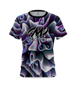Motiv Black White Hallucinate CoolWick Bowling Jersey