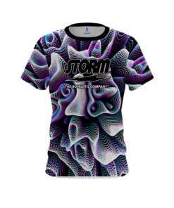 Storm Black White Hallucinate CoolWick Bowling Jersey