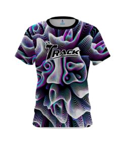 Track Black White Hallucinate CoolWick Bowling Jersey