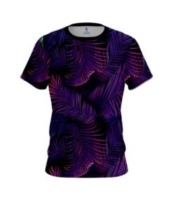 Plain Purple Jungle CoolWick Bowling Jersey