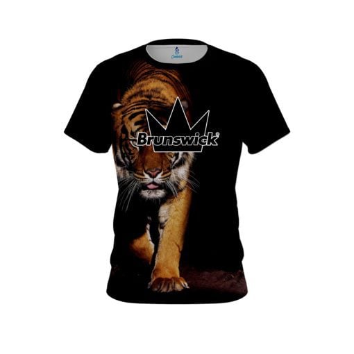 Brunswick Jungle Tiger Coolwick Bowling Jersey - Image 2