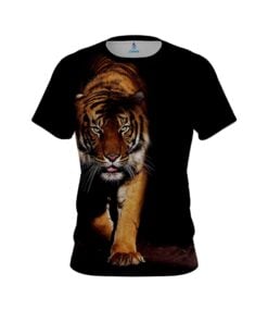Plain Jungle Tiger CoolWick Bowling Jersey