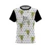 Big Bowling Polka Dots Palm Trees CoolWick Bowling Jersey