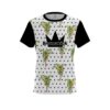 Brunswick Polka Dots Palm Trees Coolwick Bowling Jersey