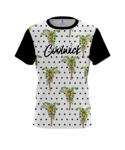 Signature Polka Dots Palm Trees CoolWick Bowling Jersey