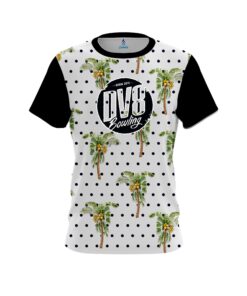DV8 Polka Dots Palm Trees CoolWick Bowling Jersey