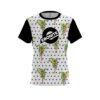 Ebonite Polka Dots Palm Trees CoolWick Bowling Jersey