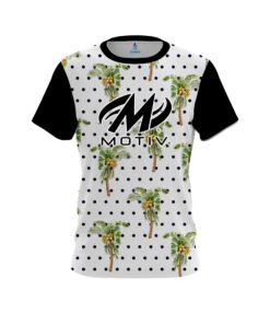 Motiv Polka Dots Palm Trees CoolWick Bowling Jersey