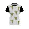 Plain Polka Dots Palm Trees CoolWick Bowling Jersey