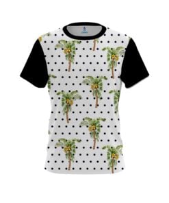Plain Polka Dots Palm Trees CoolWick Bowling Jersey