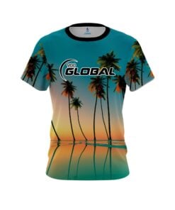 900 Global Reflections Palm Trees CoolWick Bowling Jersey