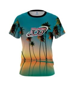 Columbia 300 Reflection Palm Trees CoolWick Bowling Jersey