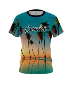 Signature Reflection Palm Trees CoolWick Bowling Jersey
