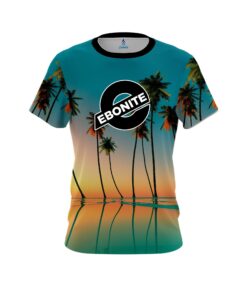 Ebonite Reflection Palm Trees CoolWick Bowling Jersey