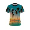 Track Reflection Palm Trees CoolWick Bowling Jersey