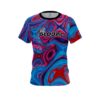 900 Global Red Pink Hallucinate CoolWick Bowling Jersey